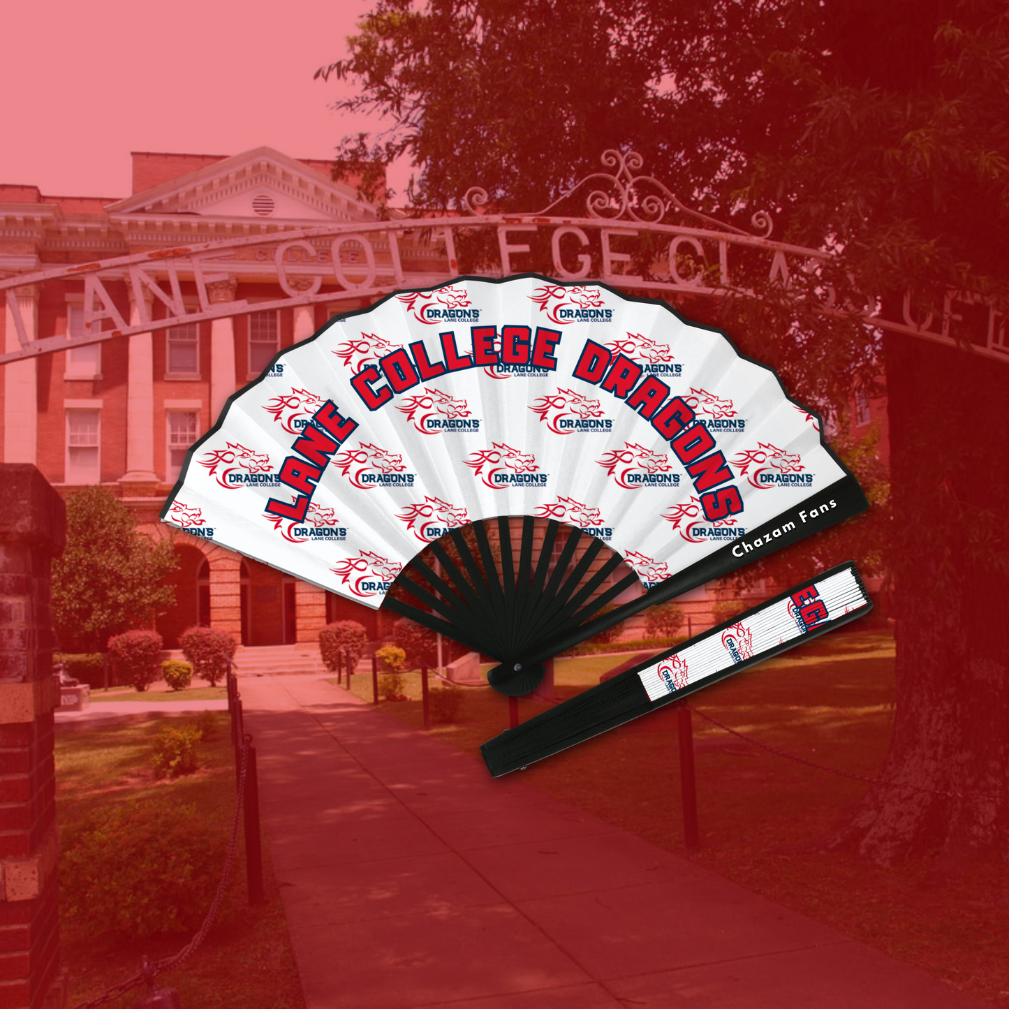 Lane College Dragons Chazam Fan
