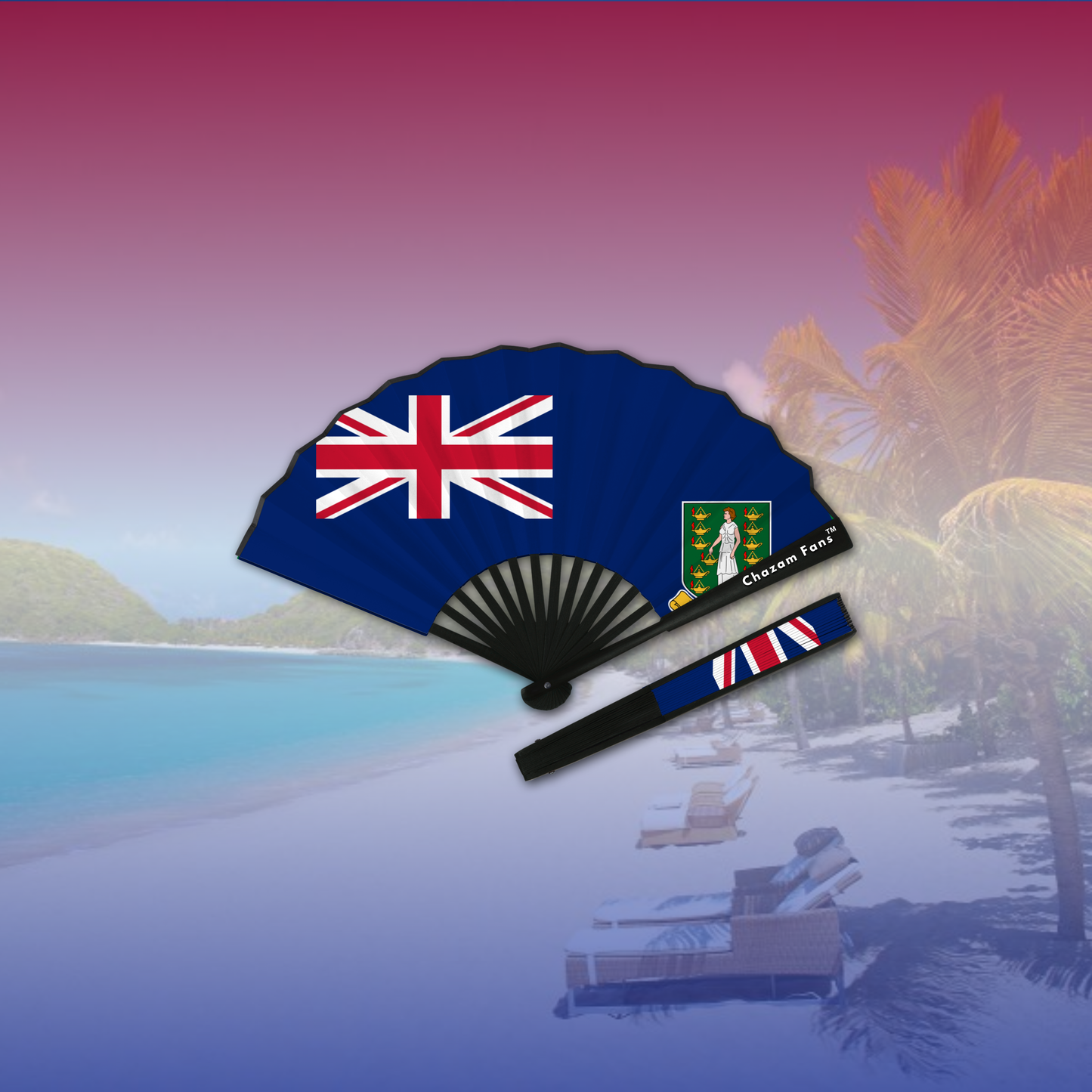 Cultural Flag Clack Fan By Chazam Fans™