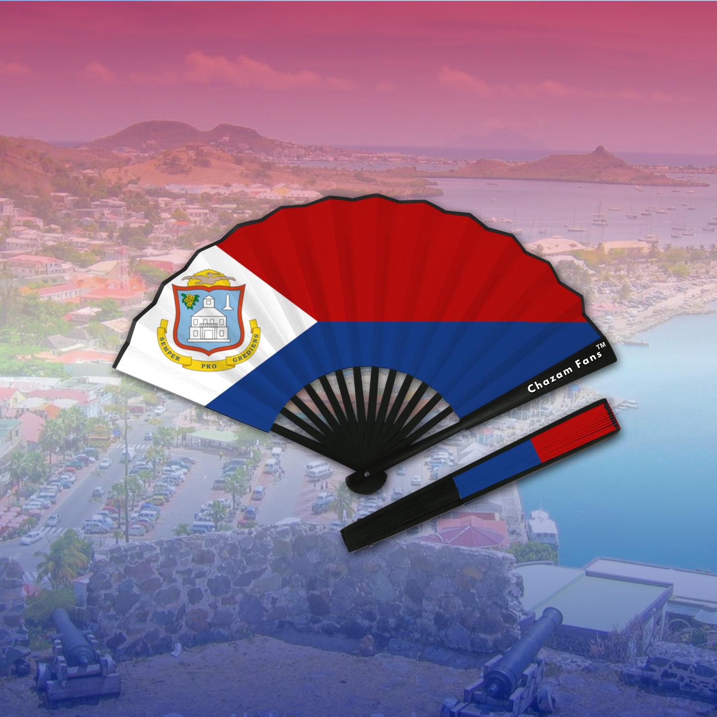 Cultural Flag Clack Fan By Chazam Fans™