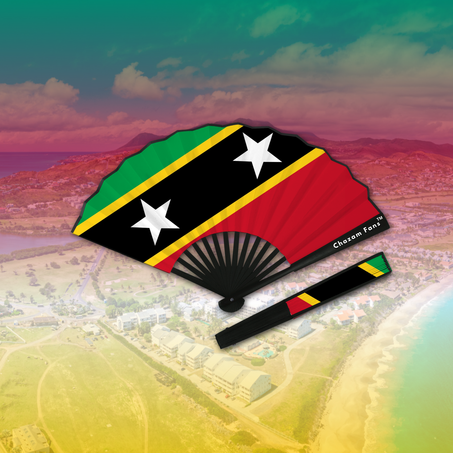 Cultural Flag Clack Fan By Chazam Fans™