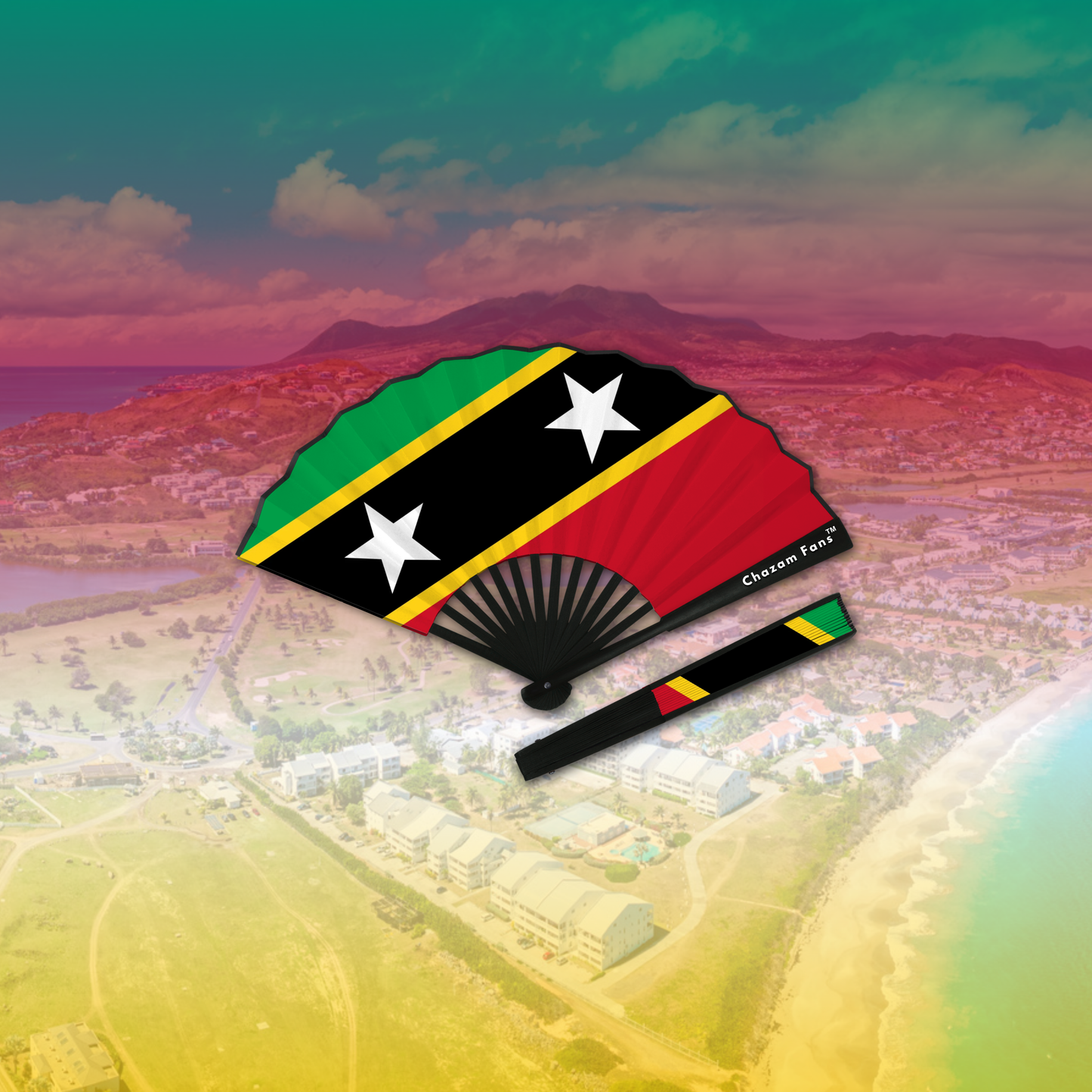 Cultural Flag Clack Fan By Chazam Fans™
