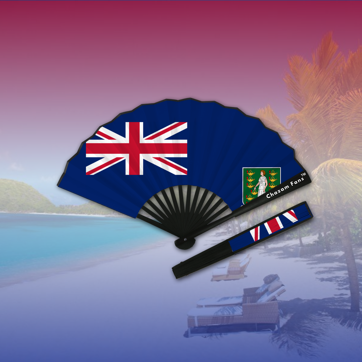 Cultural Flag Clack Fan By Chazam Fans™