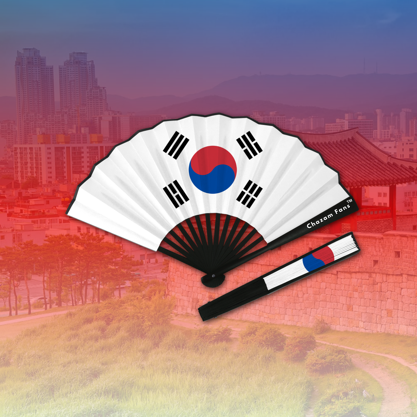 Cultural Flag Clack Fan By Chazam Fans™