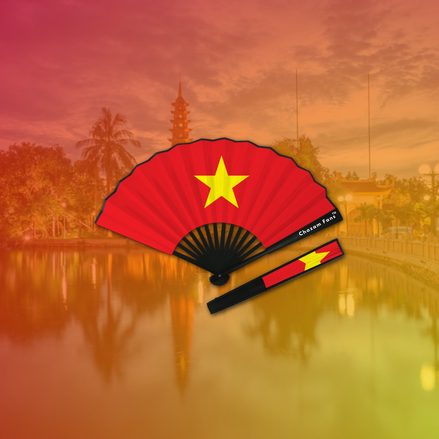 Cultural Flag Clack Fan By Chazam Fans™