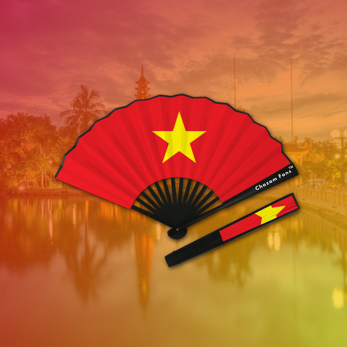 Cultural Flag Clack Fan By Chazam Fans™