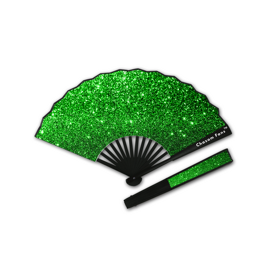 “ENERGY” Green Sparkles Chazam Fan