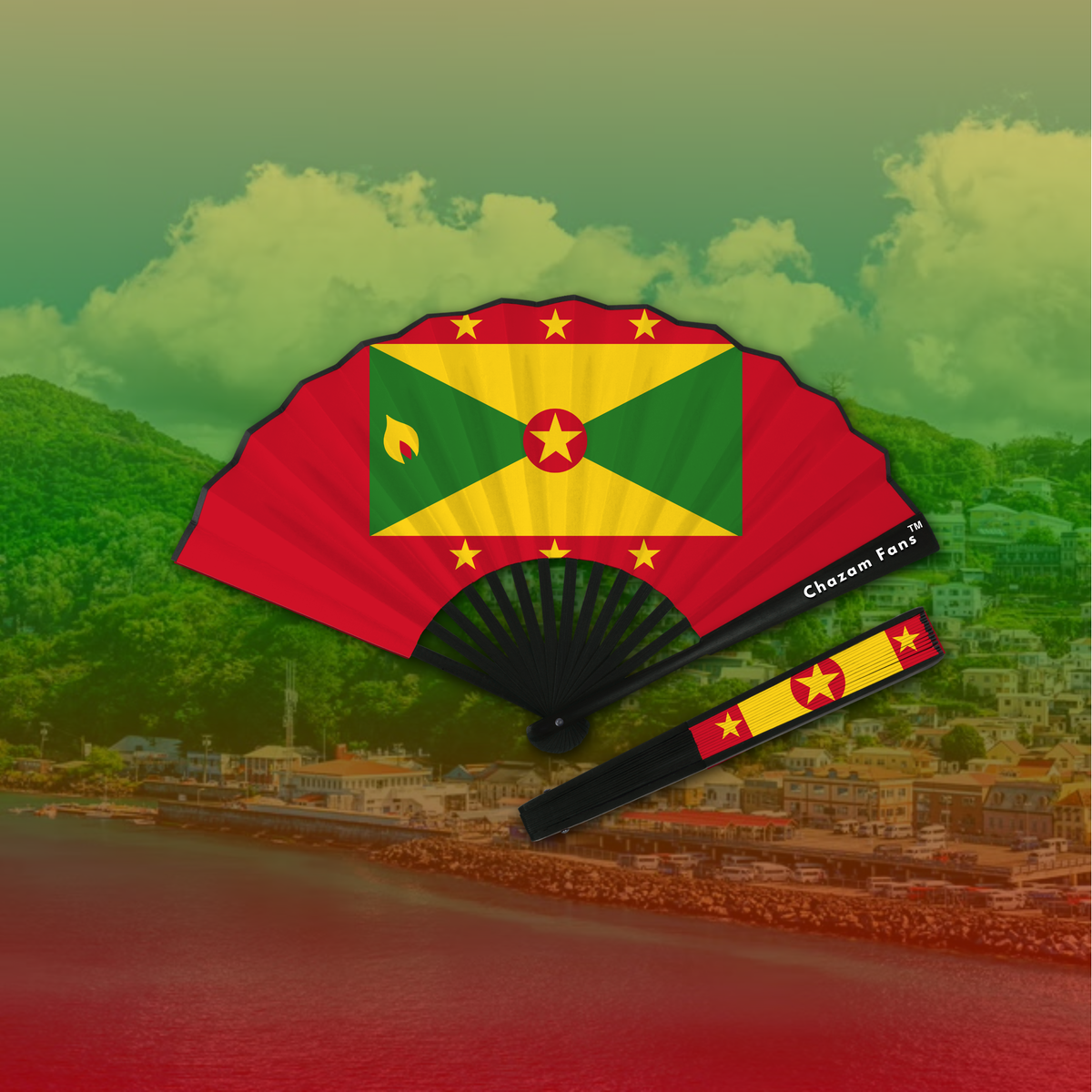 Cultural Flag Clack Fan By Chazam Fans™