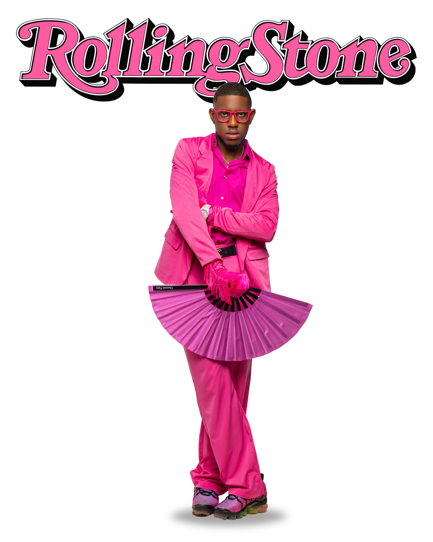 “Rolling Stone Pink” Chazam Fan