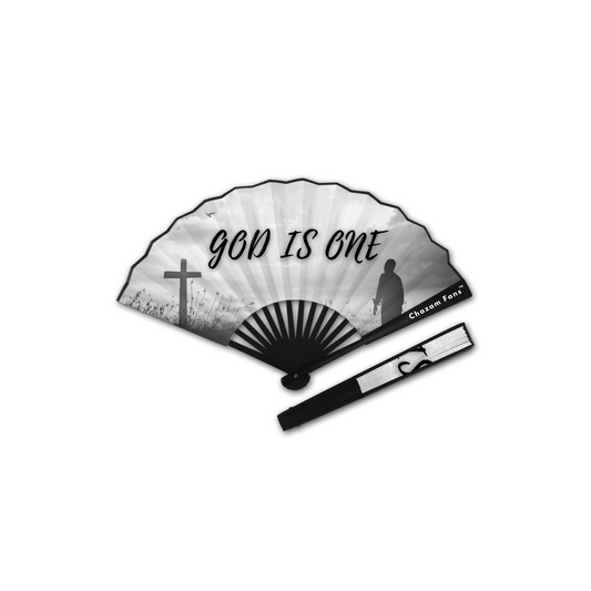 "God Is One" Chazam Fan